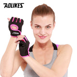 1 Pair Men Women Gym Half Finger Sports