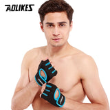 1 Pair Men Women Gym Half Finger Sports