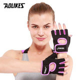 1 Pair Men Women Gym Half Finger Sports