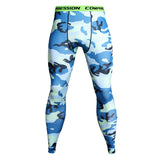 3D Printed Camouflage Joggers Leggings Men Quick Dry Compression Pants Gyms