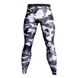 3D Printed Camouflage Joggers Leggings Men Quick Dry Compression Pants Gyms