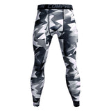 3D Printed Camouflage Joggers Leggings Men Quick Dry Compression Pants Gyms