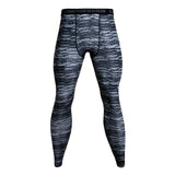 3D Printed Camouflage Joggers Leggings Men Quick Dry Compression Pants Gyms