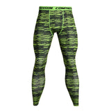 3D Printed Camouflage Joggers Leggings Men Quick Dry Compression Pants Gyms