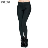 Female Winter Warm Pants Leggin Workout Black Casual Sexy Fitness
