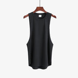 New Fitness clothing blank sleeveless mens