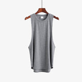 New Fitness clothing blank sleeveless mens