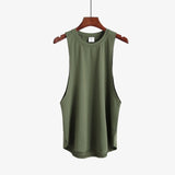 New Fitness clothing blank sleeveless mens