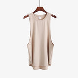 New Fitness clothing blank sleeveless mens