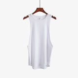 New Fitness clothing blank sleeveless mens