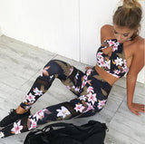 Fashion Flower Print Women Sets