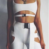 Sexy Solid Color Women 2 Pieces Sets