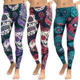 Women High Waist Shantou printed Pants Slim Skinny