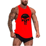 Brand Clothing Fitness Punisher Tank Top Men Stringer Golde Bodybuilding Muscle Shirt Training Vest Gyms Undershirt Singlets