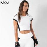Women Basic Elastic Slim Fitness