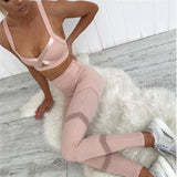 Women Bodybuilding Two Piece Sets