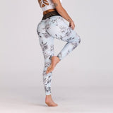 2019 Sexy Lace Splicing Waist Hips Leggings