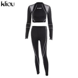 women fitness sporting two pieces set