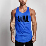 Brand Animal Fitness Tank Top Men Bodybuilding