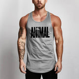 Brand Animal Fitness Tank Top Men Bodybuilding