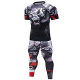 3D Prints Tight Skin Compression Sport Suit