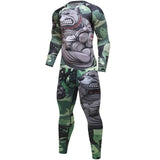 3D Prints Tight Skin Compression Sport Suit