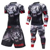 3D Prints Tight Skin Compression Sport Suit