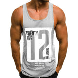 Tank Tops Letter Printed Men