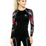 New 2019 Women Compression T Shirt Quick-dry Tights Fitness