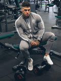 2019 Sport Suit Men Bodybuilding Jacket Pants Sports Suits