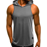 Men Fitness Hoodies Tank Tops