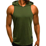 Men Fitness Hoodies Tank Tops