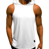 Men Fitness Hoodies Tank Tops