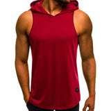 Men Fitness Hoodies Tank Tops
