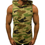 Men Fitness Hoodies Tank Tops