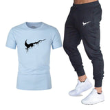 Men's Sets T Shirts+pants Two Pieces Sets