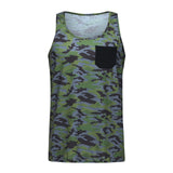 Men tank top Fitness Muscle Camouflage