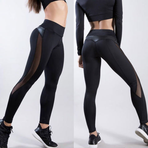 Sexy Women's Gym Fitness Leggings Running Sports Breathable