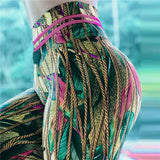 New Chrysanthemum 3D Printed Leggings For Women