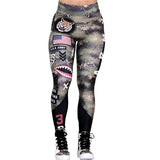 New Chrysanthemum 3D Printed Leggings For Women