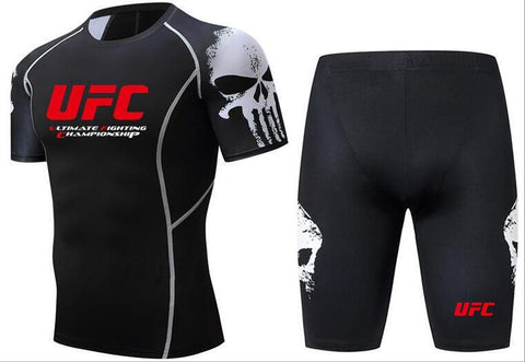 Men's T-shirts UFC Theme Fashion Clothes Fitness