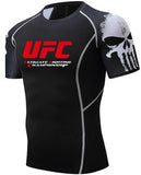 Men's T-shirts UFC Theme Fashion Clothes Fitness
